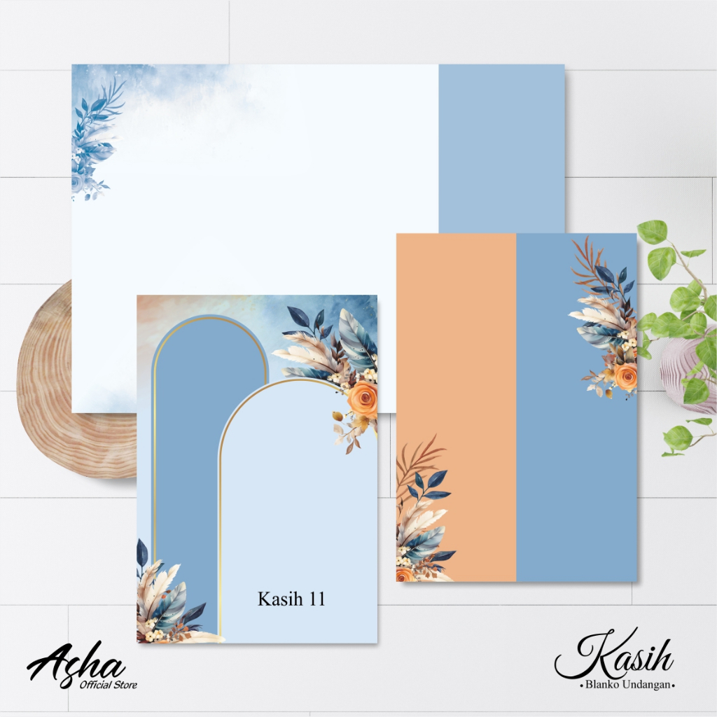 BLANGKO UNDANGAN PERNIKAHAN KOSONGAN - BLANKO UNDANGAN KASIH 11