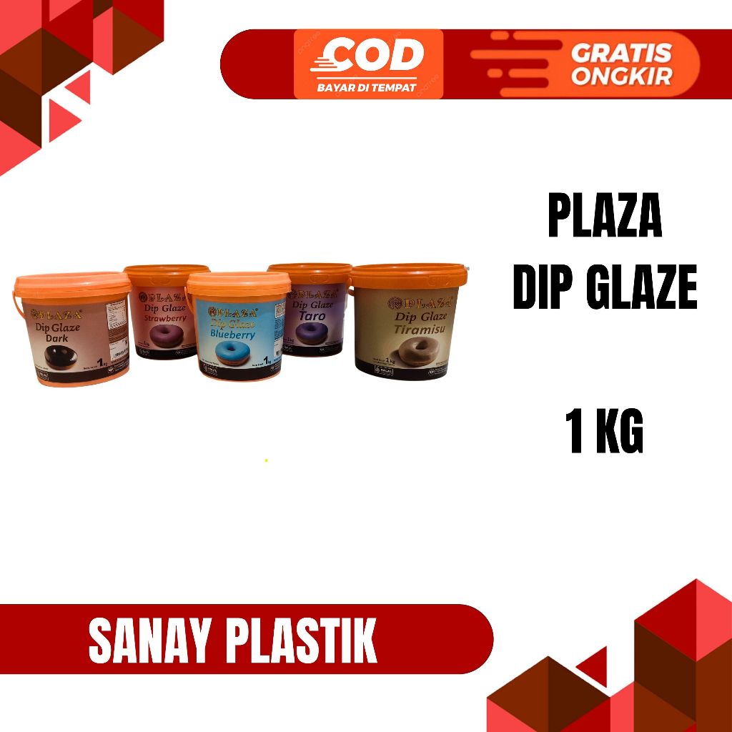 

PLAZA DIP GLAZE ECO DONAT 1 KG TOPPING