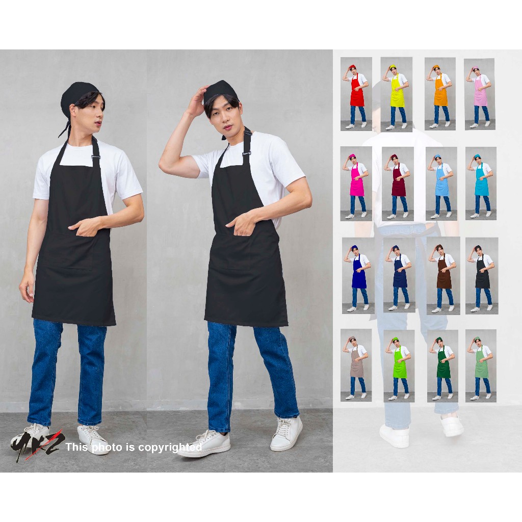 <APRON>APRON POLOS HITAM APRON BARISTA /CELEMEK RESTO/APRON CAFE/CELEMEK WAITERS/APRON CELEMEK KITCH