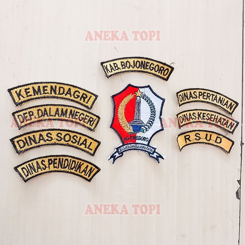Bet Bordir Pemkab Bojonegoro Bordir Dinas Kabupaten Bojonegoro Lengkap - Aneka Topi