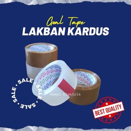 

Lakban Kardus 2 Inch 100 Yard Solasi Solatip Selotip Bening Coklat Kuat Tahan Lama