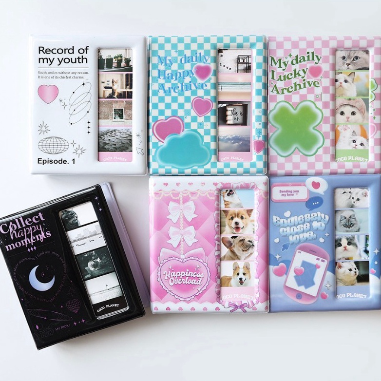 

KODE VIQVC Buku penyimpanan bookmark gaya Korea yang sama buku penyimpanan film bintang buku perlindungan empat jaringan kehidupan