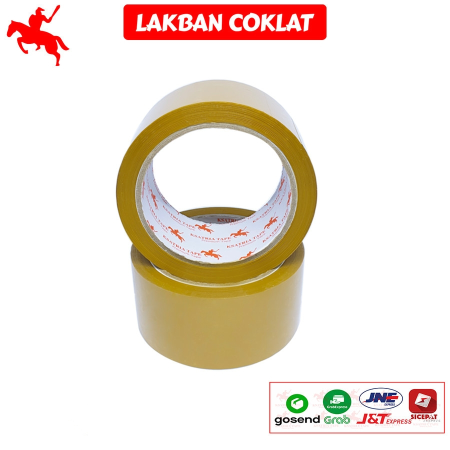 

Lakban Coklat KSATRIA Tape 100 Yard - 1 DUS
