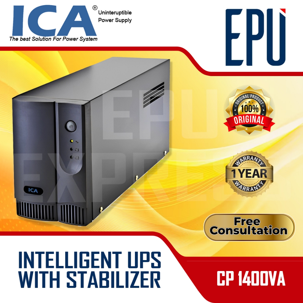 UPS ICA CP1400 1400VA 700 Watt with AVR Stabilizer ICA UPS CP 1400