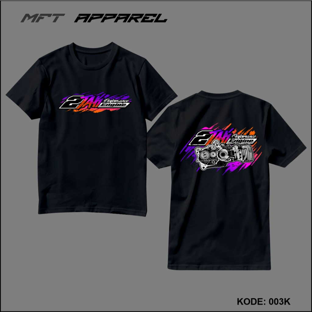Kaos 2Tak Engine Baju Kaos Racing Murah Baju Distro Bisa COD