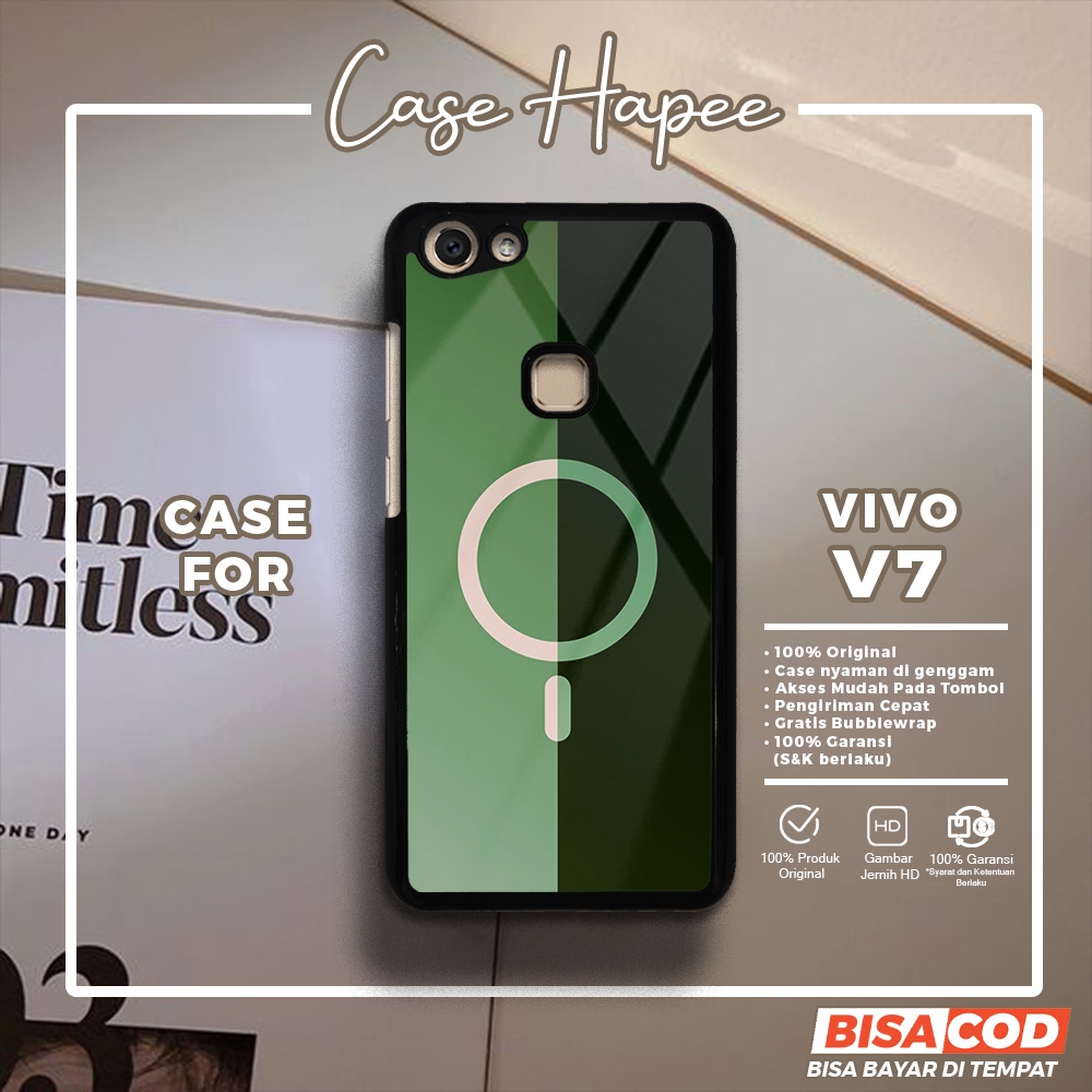 Case Vivo V7 Casing Vivo V7 [MAGS] Casehapee Case Glossy Case Aesthetic Custom Case Premium Softcase