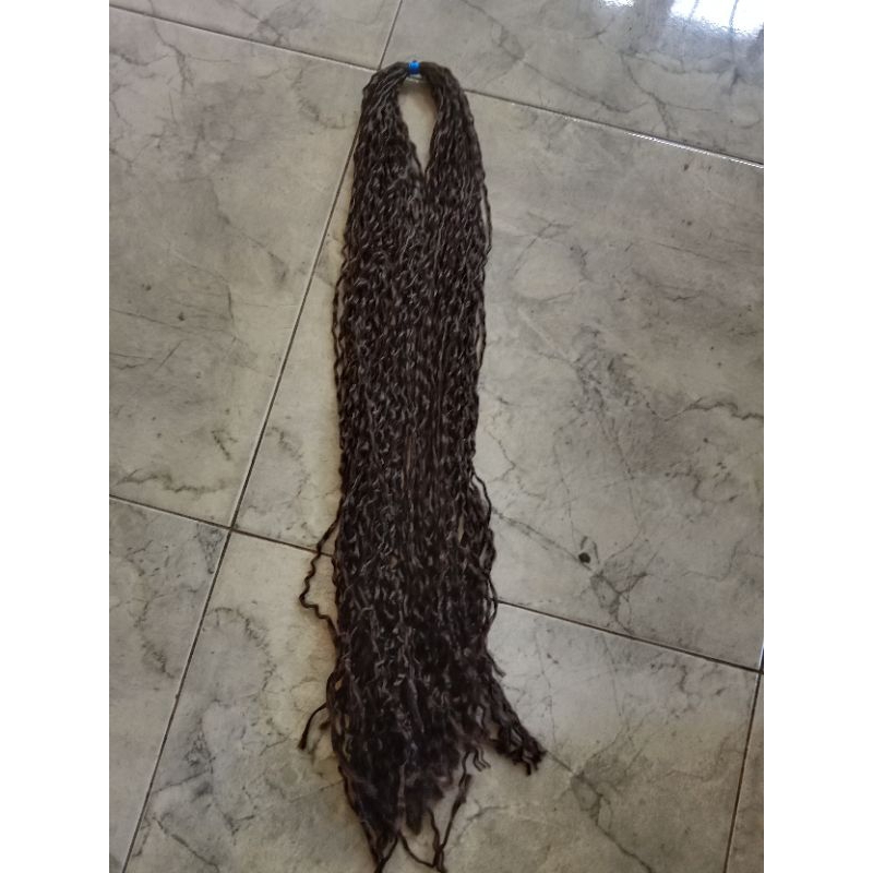 Rambut sambung afrika mie atau model mie