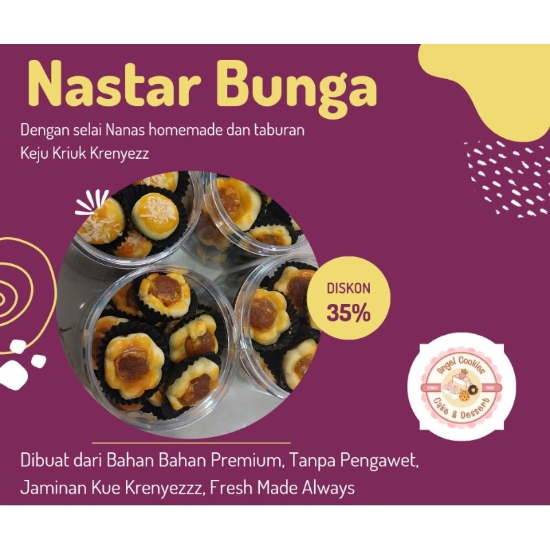 

Kue Kering Nastar Bunga Viral Sultan