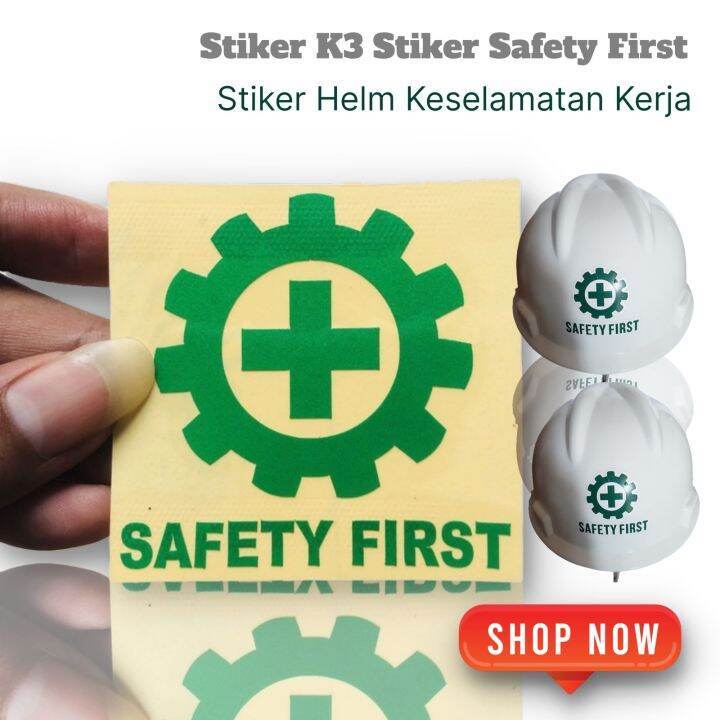 

CUTTING STICKER SAFETY FIRST