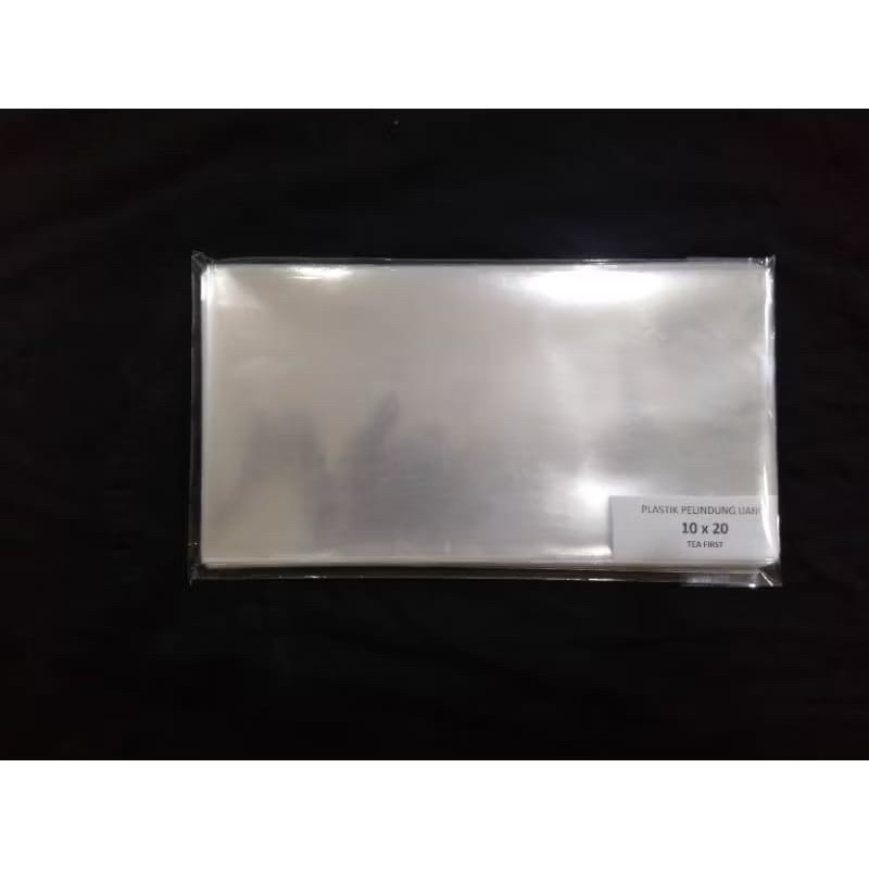 PLASTIK OPP PELINDUNG UANG KERTAS 10 x 20 UANG KUNO 100 LEMBAR