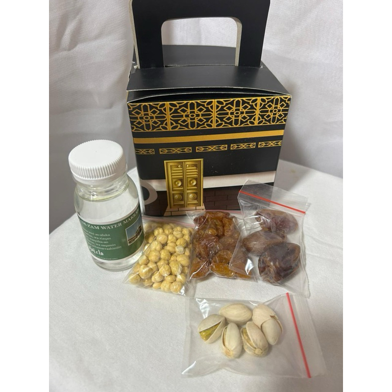 

Xmaster oleh oleh Haji dan umroh Paket Kabah lengkap 50pcs(air zam zam 80ml )