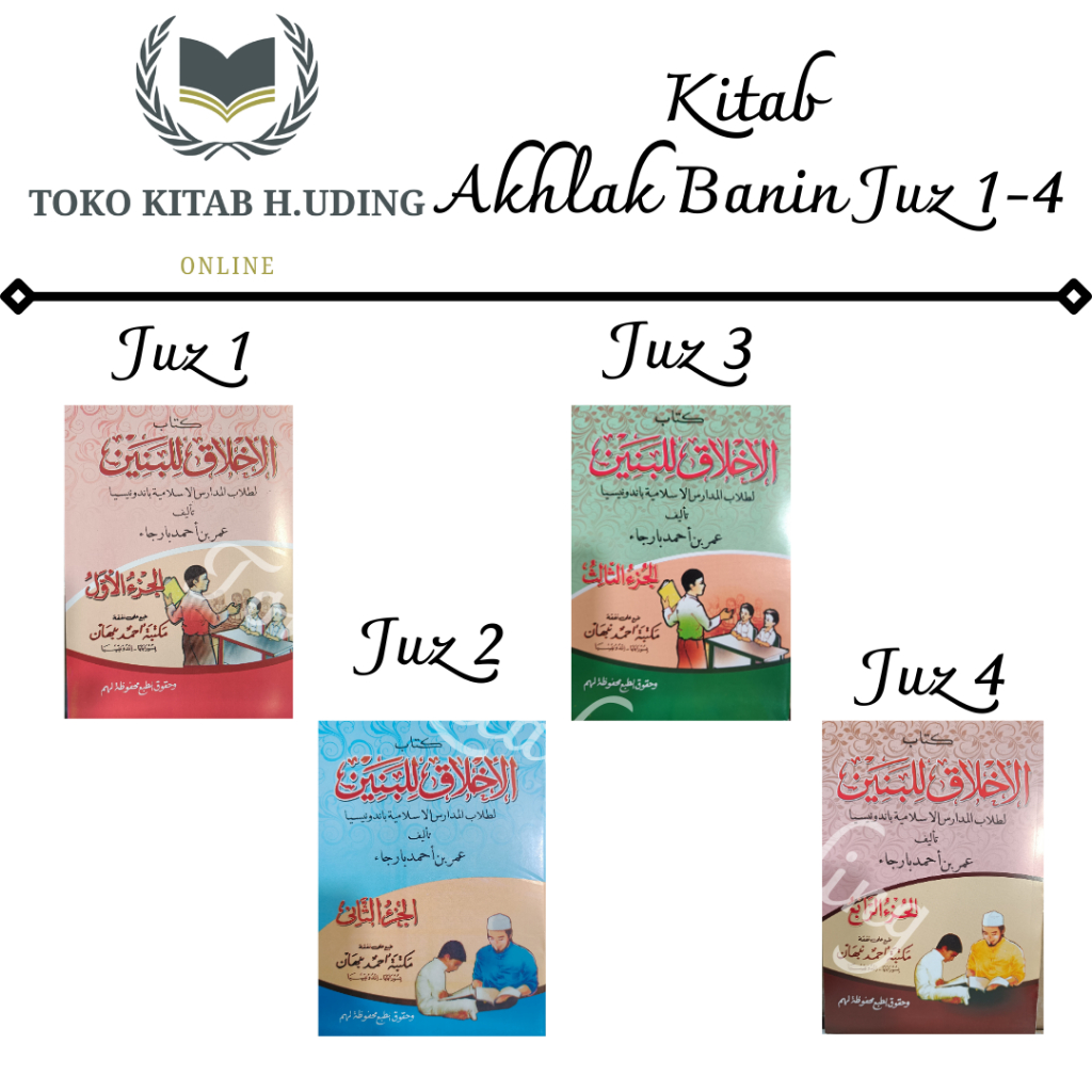 Kitab Akhlak Lil Banin Juz 1-4 Kitab Akhlakulil Banin Kitab Akhlaq Banin Kitab Akhlak Laki-Laki