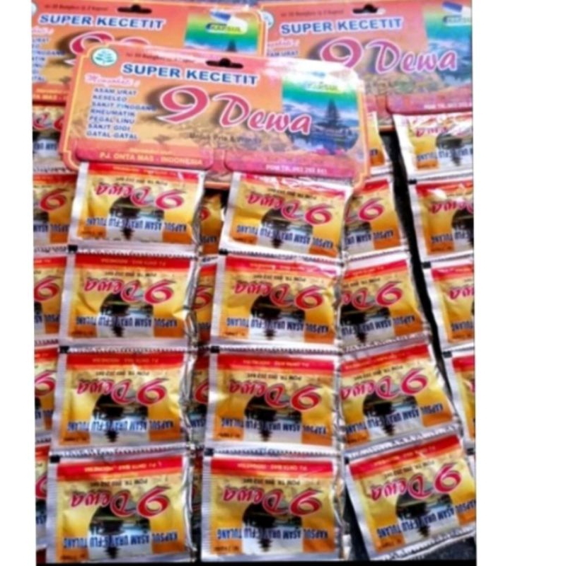 kapsul 9 dewa sembilan dewa 100% original cap jempol