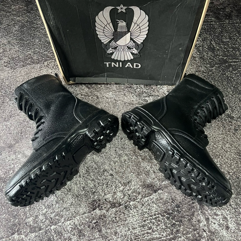 Sepatu PDL Kulit jeruk Bocorococo Jatah TNI AD