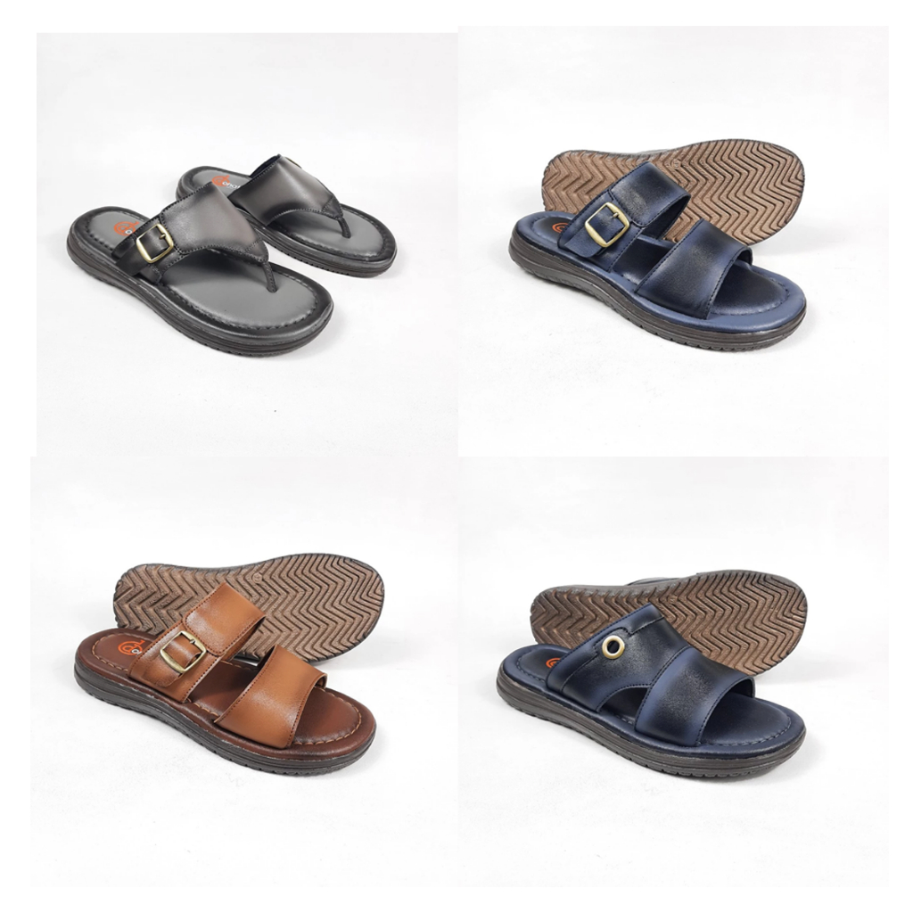Sandal Jepit slop Casual Pria Dewasa Donatello