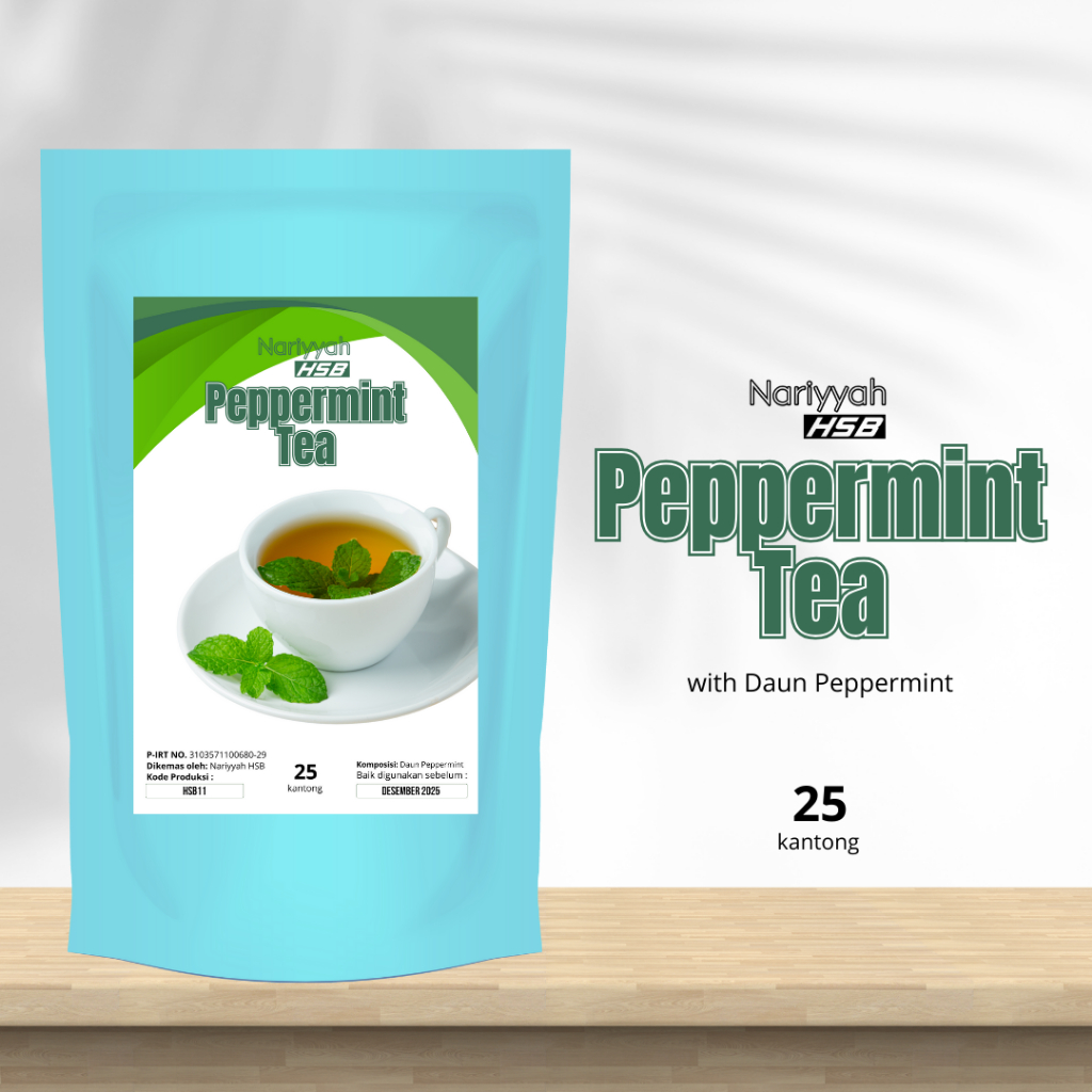 

Nariyyah HSB - Peppermint Tea untuk Menjaga Kekebalan Tubuh & Hidung Tersumbat