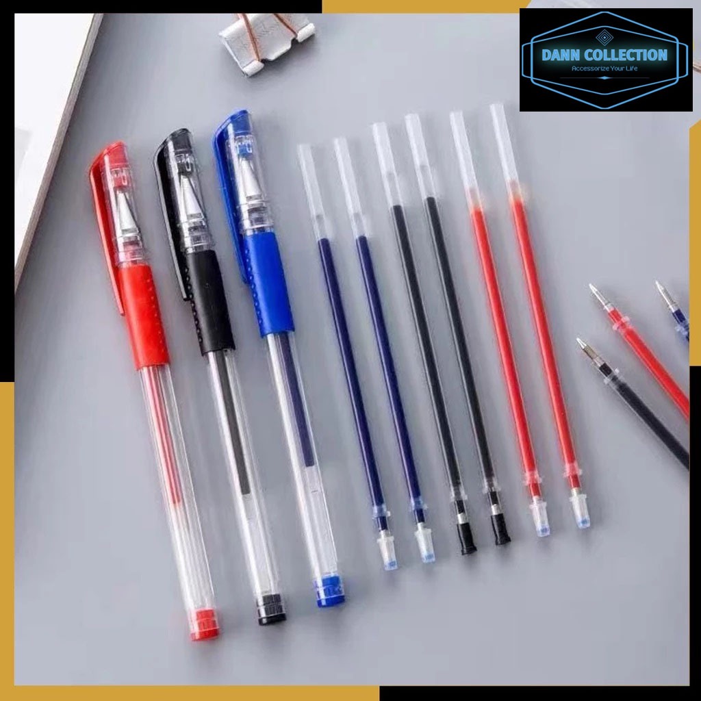 

DANN Pena Gel 0.55mm Standard Pulpen tinta cair 1Pcs Alat Tulis Sekolah Kantor Pen Warna Pena Ujung Lancip ATK