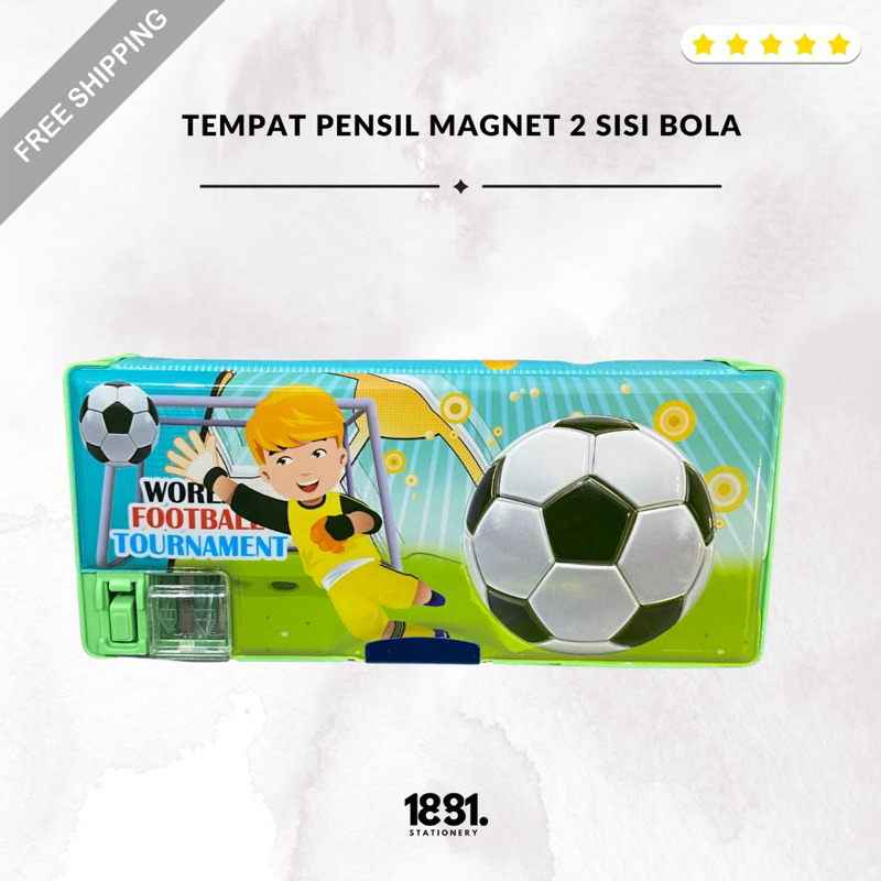 

Tempat Pensil Magnet 2 Sisi / Rautan Manual / Penyimpanan Besar