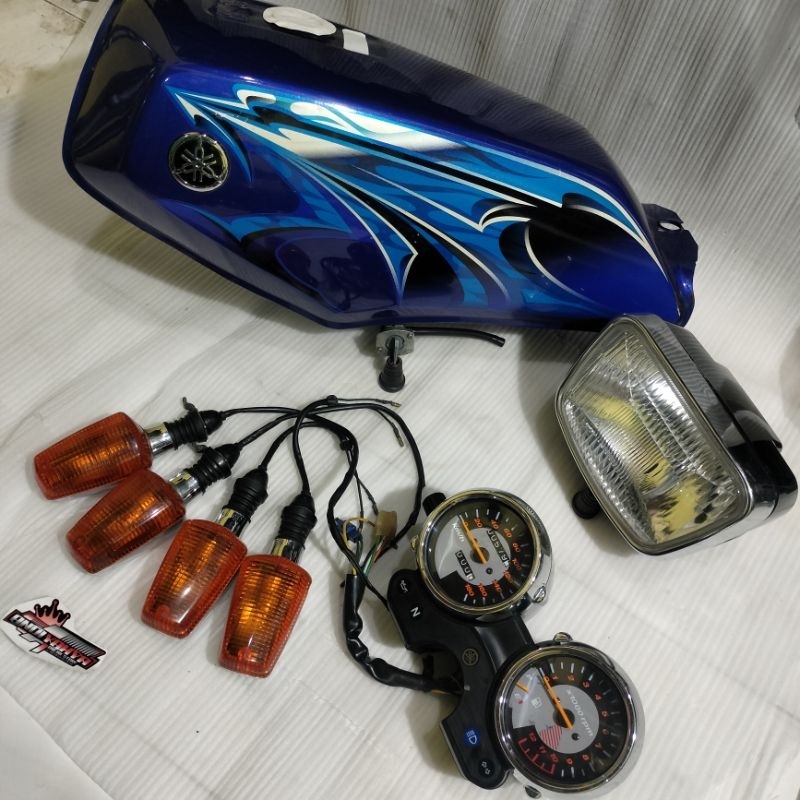 TANGKI FULL TENGKI RX KING 2006 DRAGON BLUE ORIGINAL (Second)