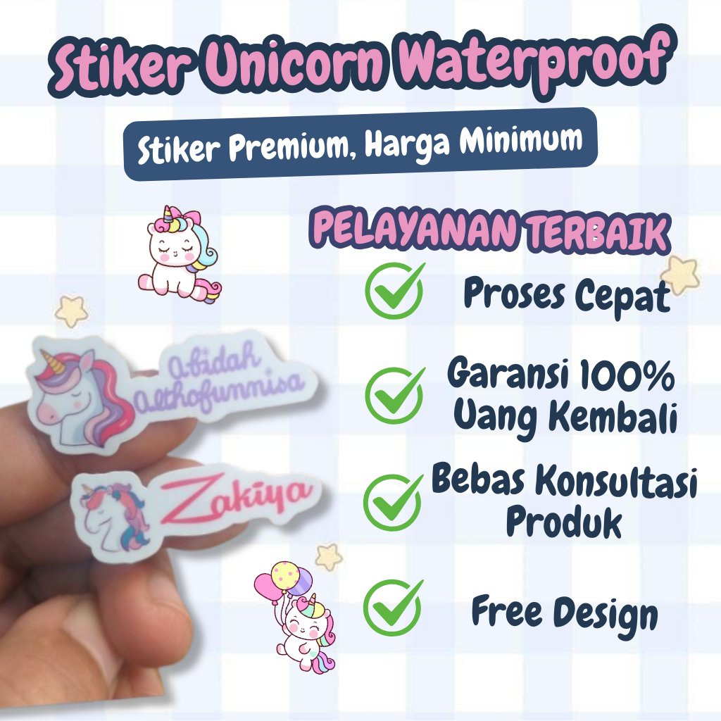 

Stiker Nama Sticker Nama Sticker Label Nama Custom Karakter Unicorn Anti Air [PURNAMA STICKER]