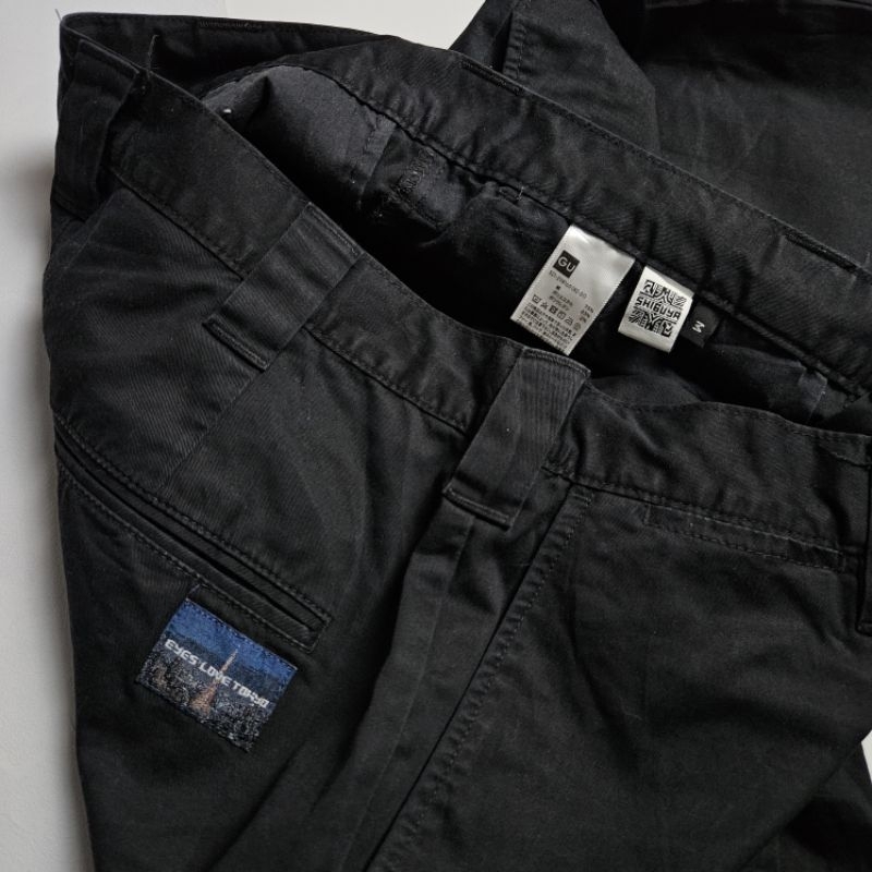 Celana Gu X Shibuya Wide Pants