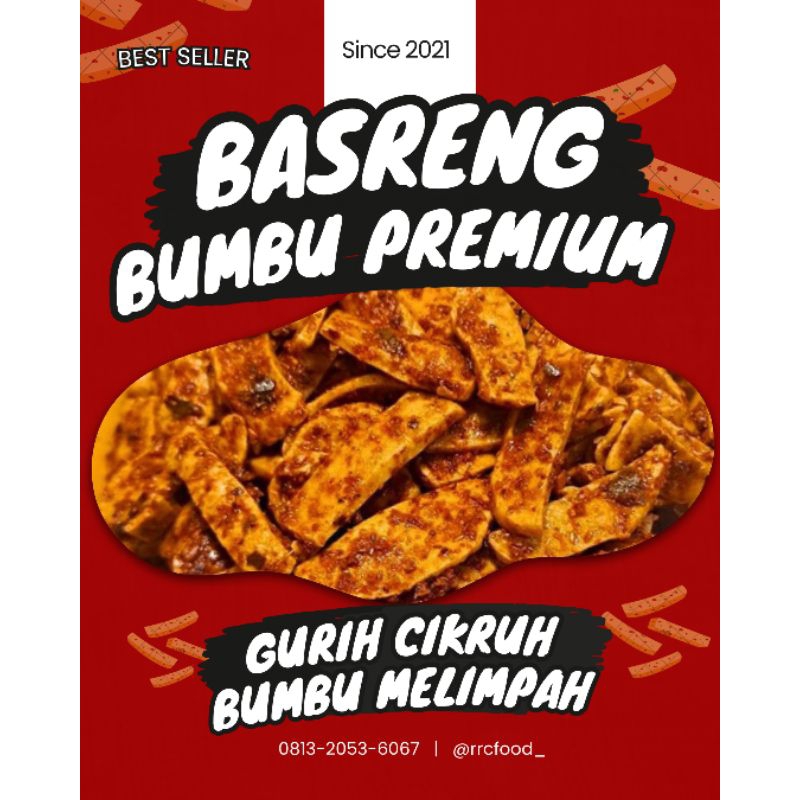 

BASRENG PEDAS DAUN JERUK 1 KG / BASRENG CIKRUH / BASRENG ORIGINAL
