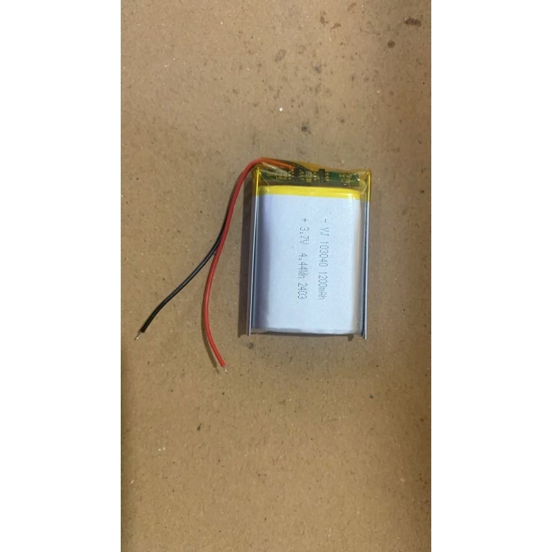 BATERAI LITHIUM POLYMER 103040 3,7 VOLT 1200 MAH