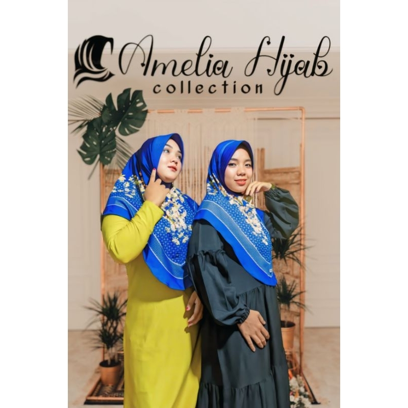 Amelia Hijab Collection paket usaha hijab instan bergo motif