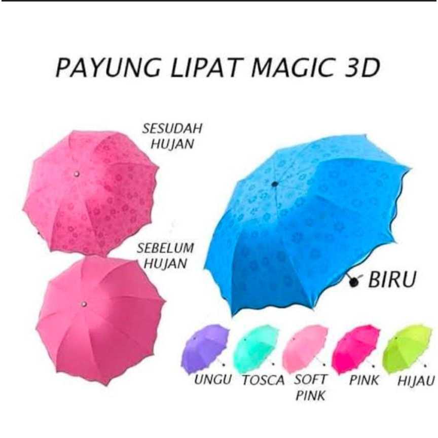 PAYUNG LIPAT/PAYUNG 3D/PAYUNG PENDEK/PAYUNG
