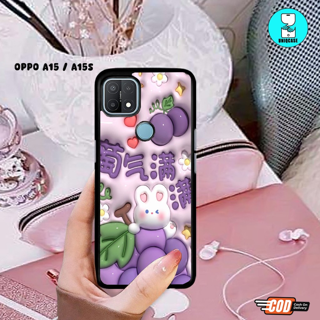 CASE GLOSSY OPPO A15 / A15S dan ALL TYPE SMARTPHONE & ANDROID Bisa request tipe Cassing Hp - Case Te