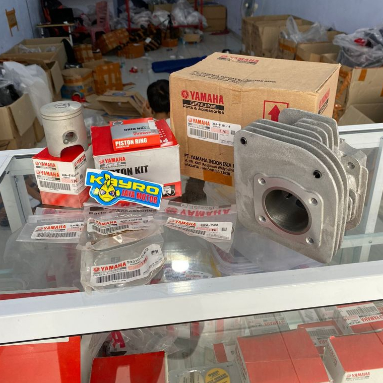 PAKET BLOK SILINDER CYLINDER SEHER BORING PISTON KIT YP1 YP2 SET F1ZR FIZR FIZ F1Z R ASLI ORIGINAL Y