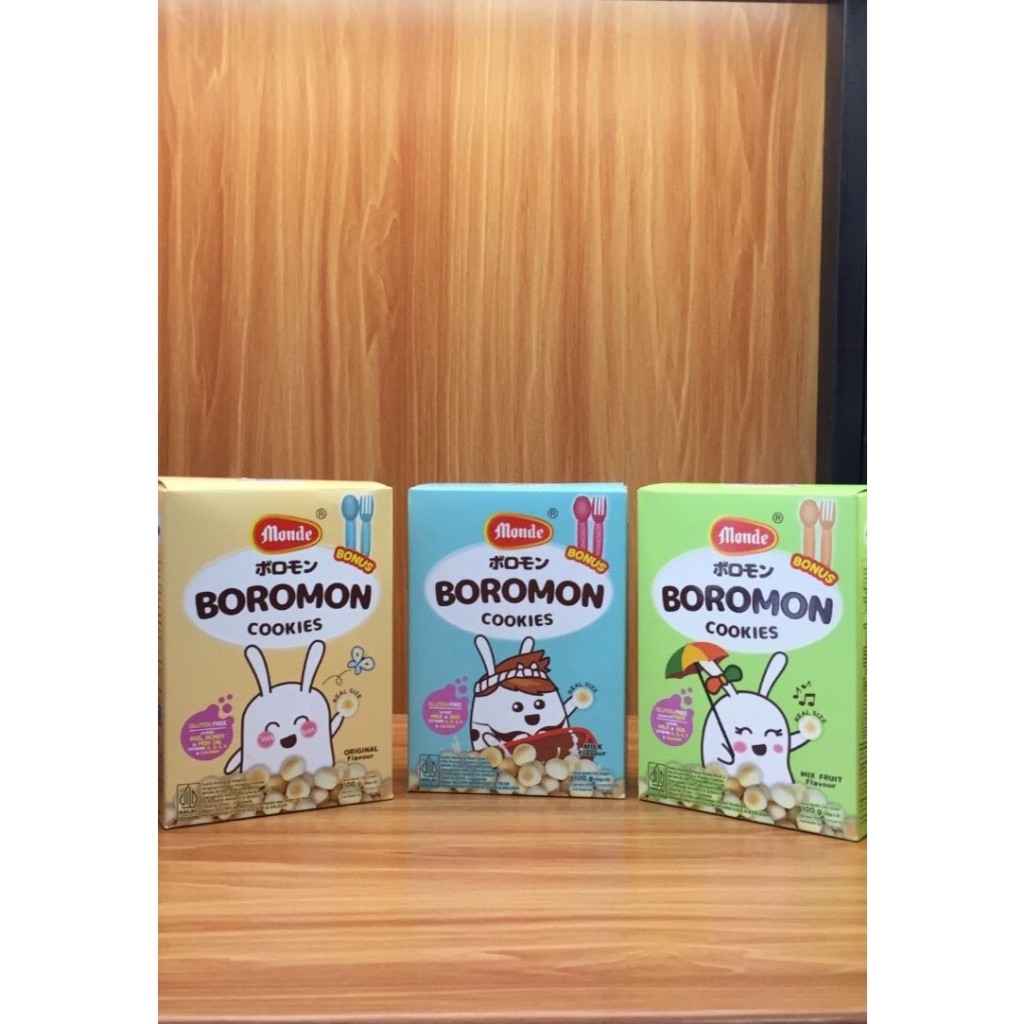 Monde Boromon Cookies 120 gr - Biskuit Bayi Sehat Cookies