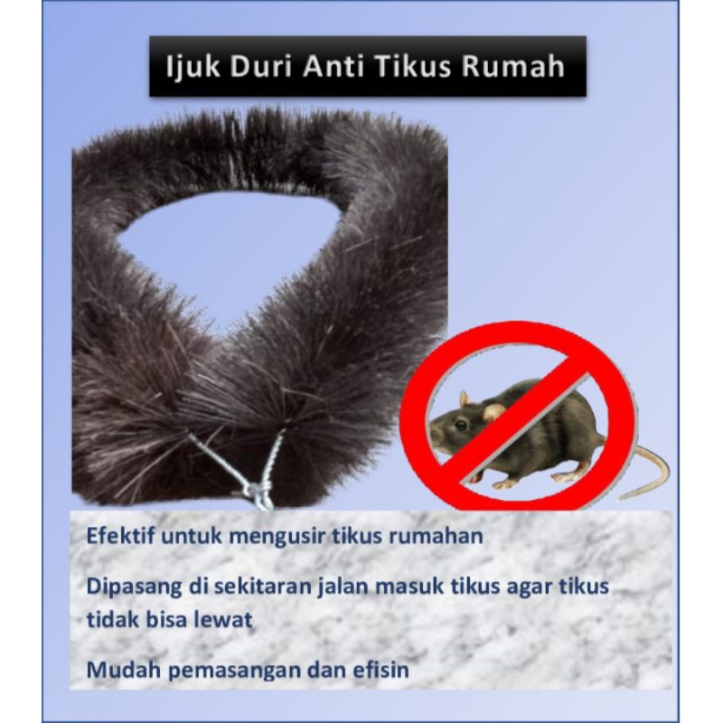 Ijuk Duri Penghalang Jalan Tikus / Ijuk Pln ( Panjang 3 Meter)