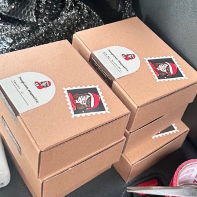 Christmas Box / Kotak kado transparan / Box mika transparan / Box Kue Mika / Box Kue Tart mika / Box