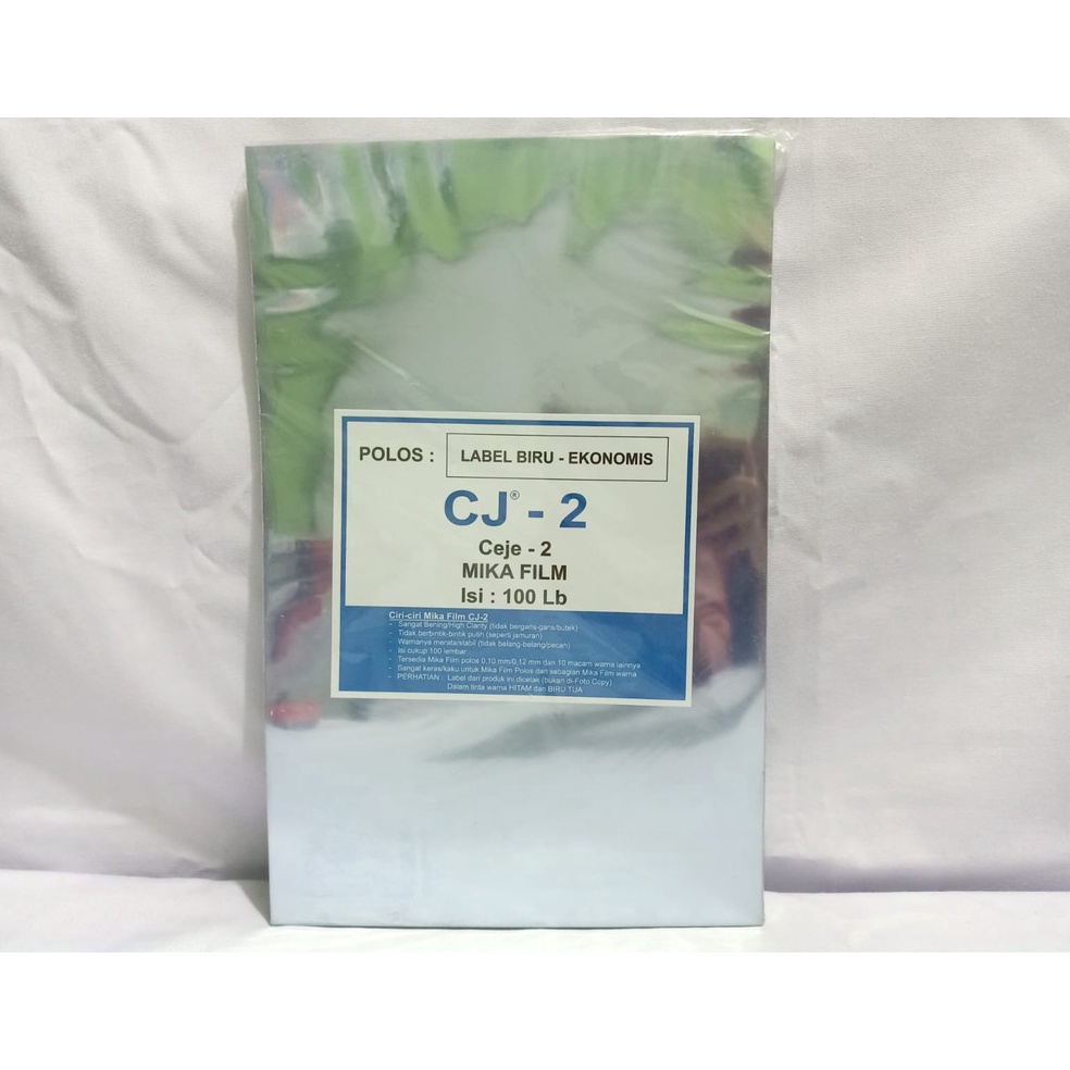 

KODE PKQSH Cover Jilid Plastik Mika F4 Pak Isi 1 Lembar