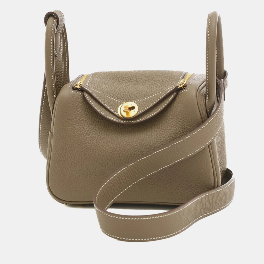 Tas 5656Hermes Lindyy Mini Size 20 cm Kulit Jeruk Kualitas Premiun