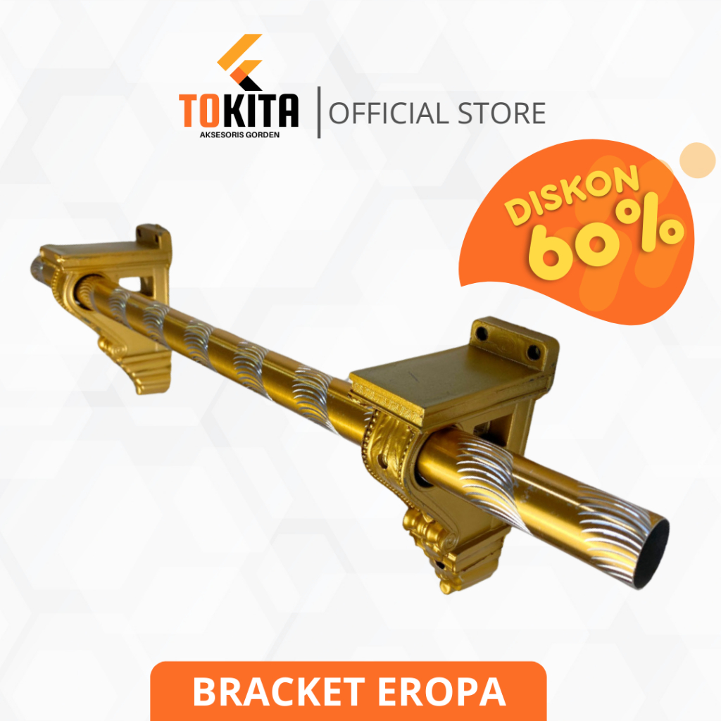 [TOKITA] BRACKET TIANG GORDEN KAKI BATANG GORDEN PENYANGGA GAGANG GORDEN MODEL TERBARU MOTIF MODERN