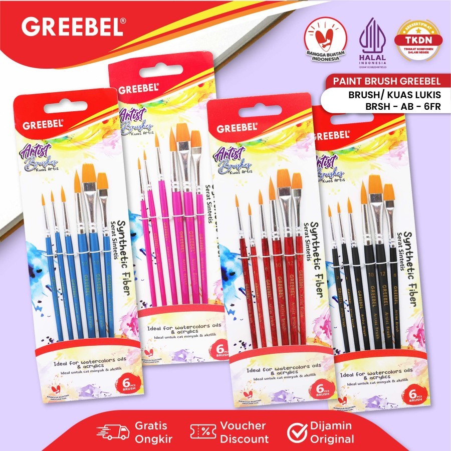 

TBMO GREEBEL KUAS SET 6 BRSH-AB-6FR