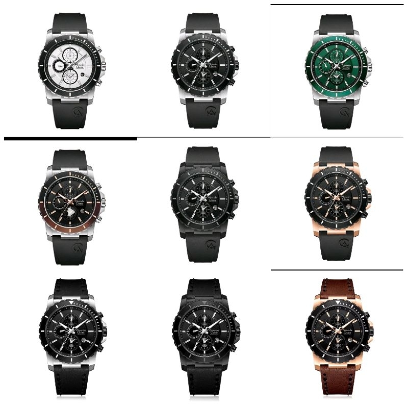 Alexandre Christie AC 6141 baterai / otomatis Jam Tangan pria  Original