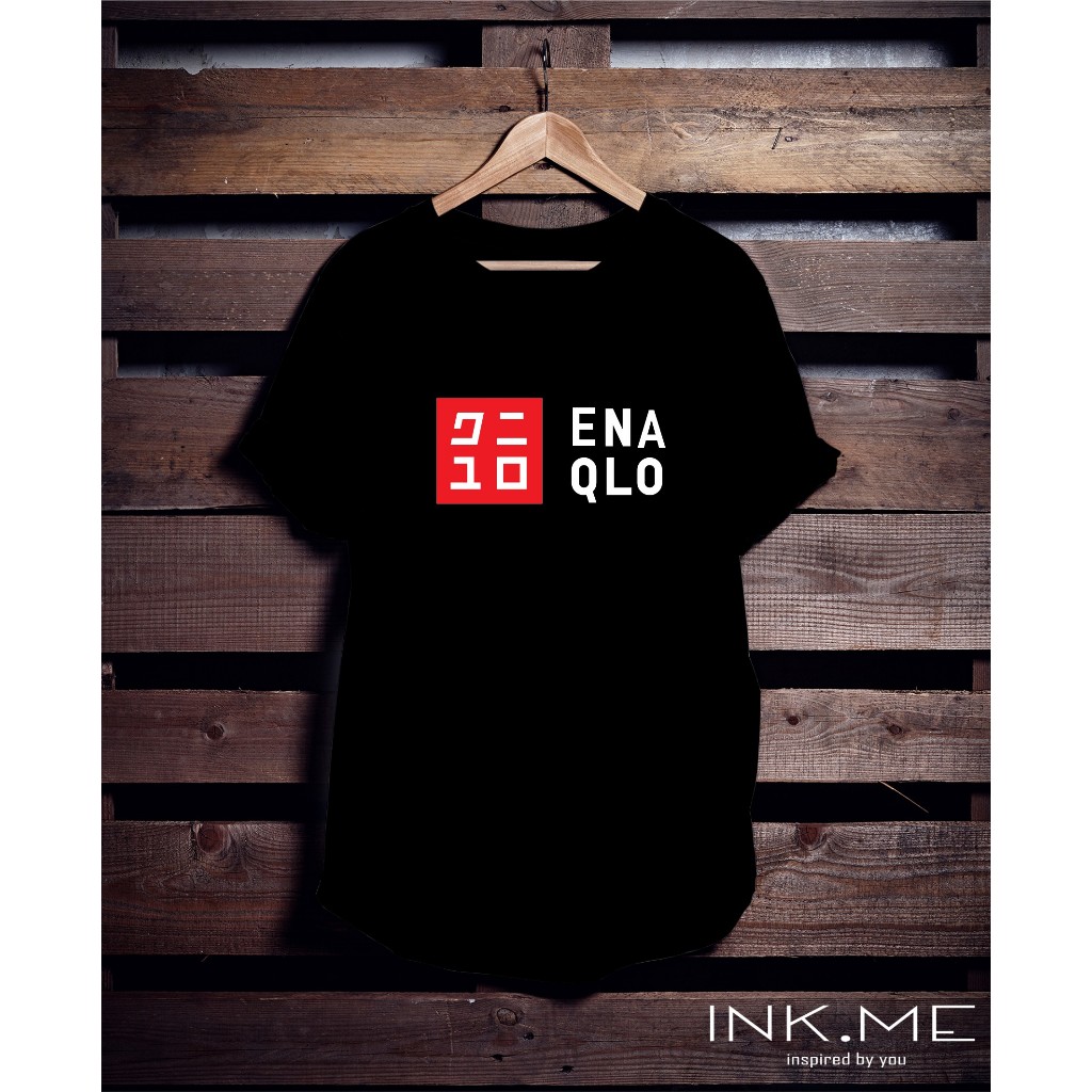 KAOS PLESETAN UNIQLO / KAOS ENAQLO / KAOD EDRICK