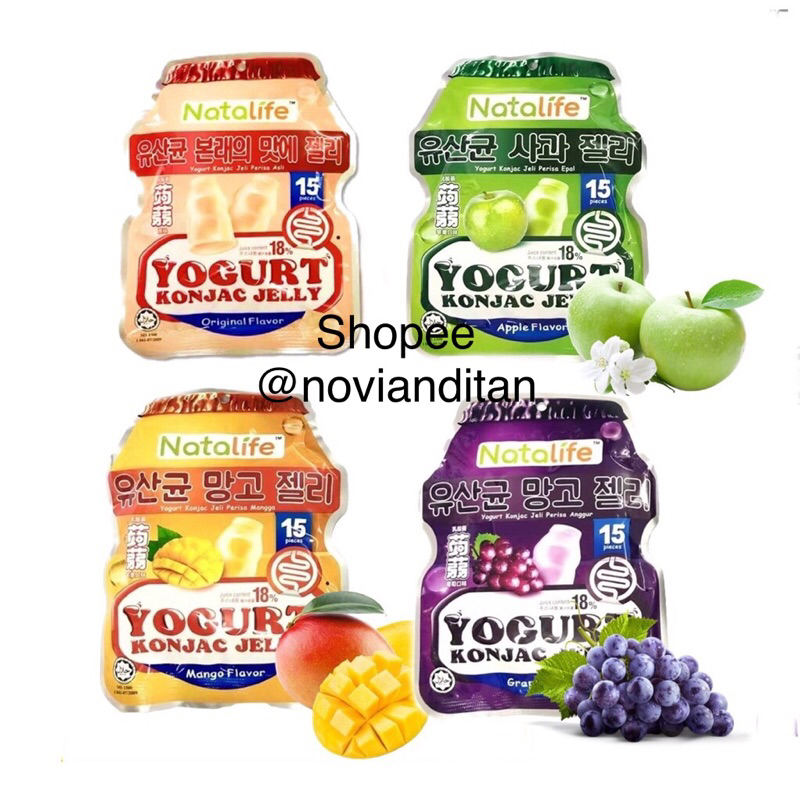 

NATALIFE KONJAC JELLY - YOGURT JELLY RASA BUAH - JELI PERISA BUAH