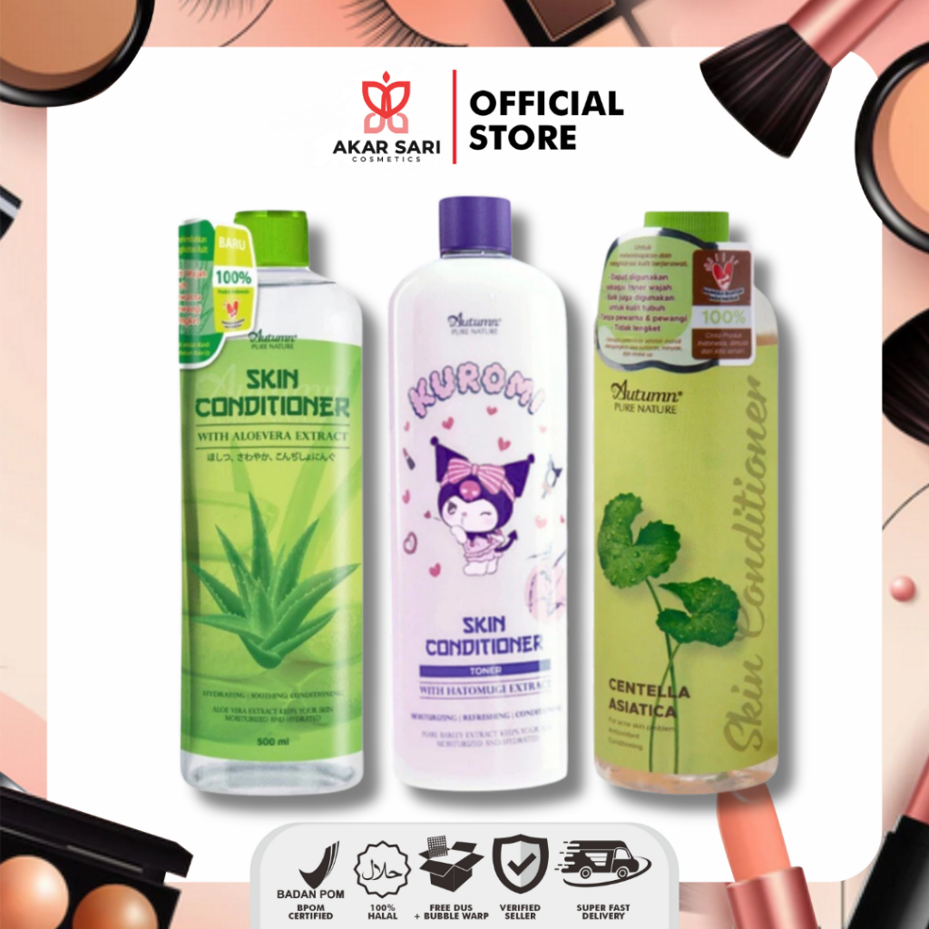 AUTUMN TONER SKIN CONDITIONER WITH HATOMUGI | ALOEVERA | CENTELLA
