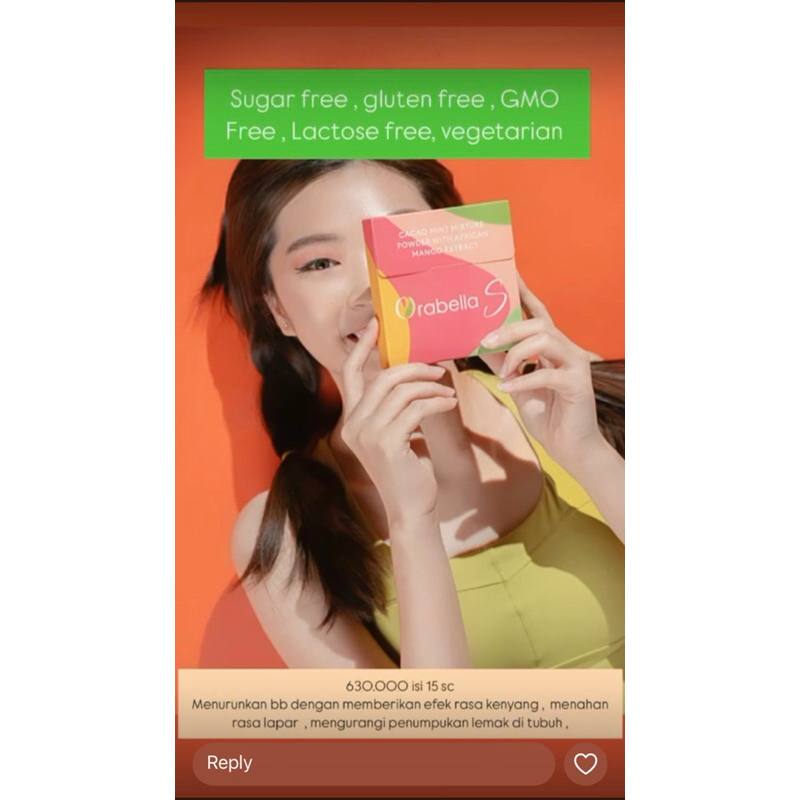 

Orabella S Krim Cuci Gula Energiat dan Lactose Free