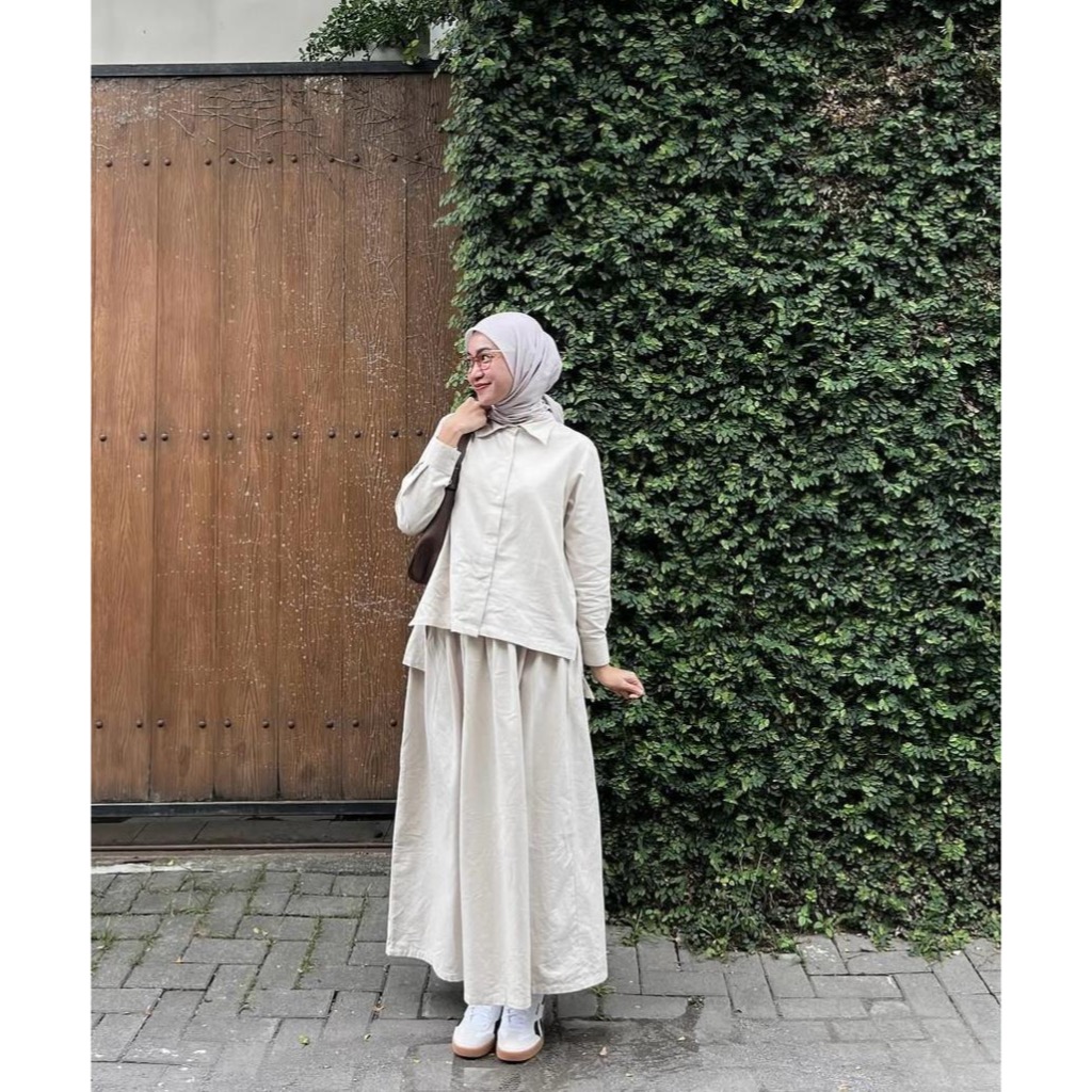 COTTONKY Chiara Set | Setelan Linen | Wanita Muslim