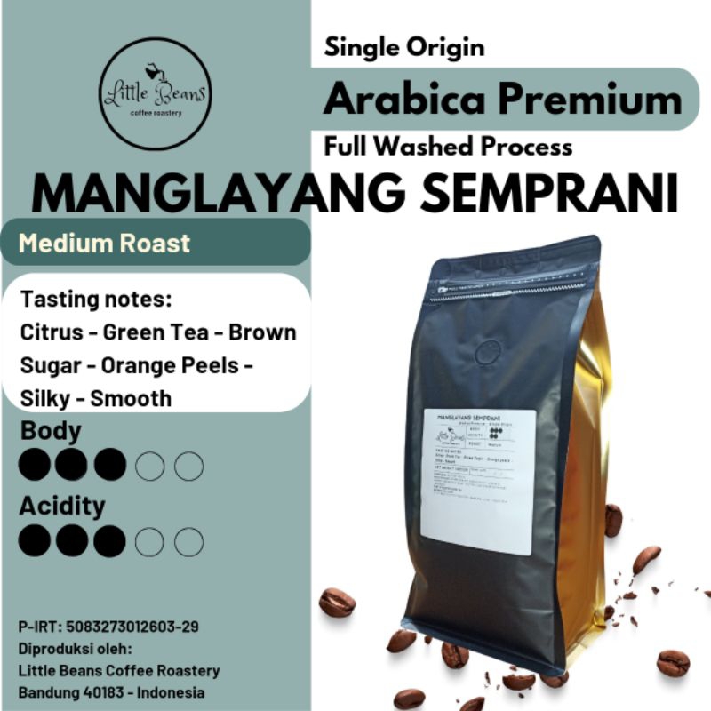 

Kopi Arabica Manglayang Semprani 1kg/500gr/250gr Biji/Bubuk