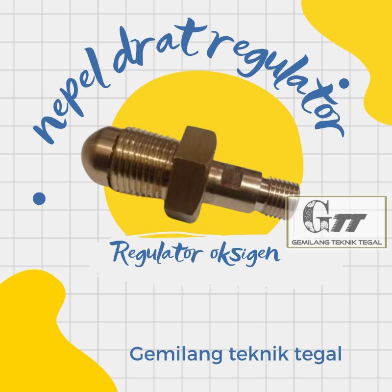 NEPEL DRAT REGULATOR oksigen kuningan