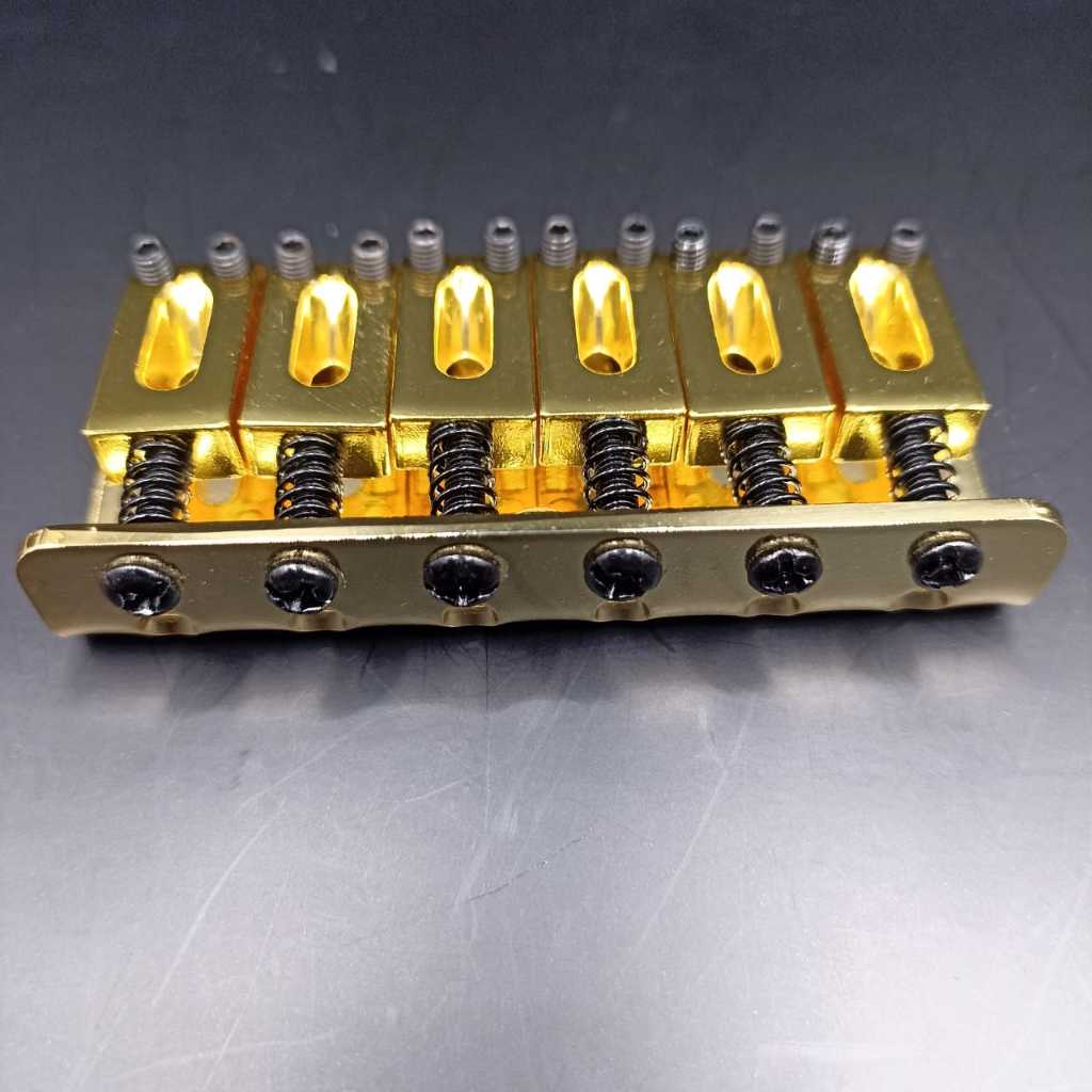 Bridge Gitar Elektrik Electric Fixed 6 Saddle String