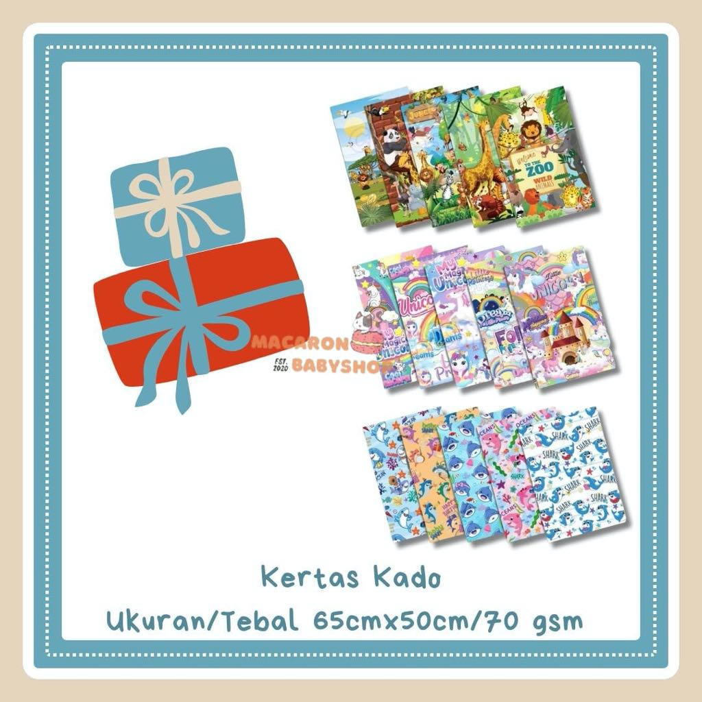 

Bungkus kado custom ekstra bubble wrap kartu ucapan lahiran bayi