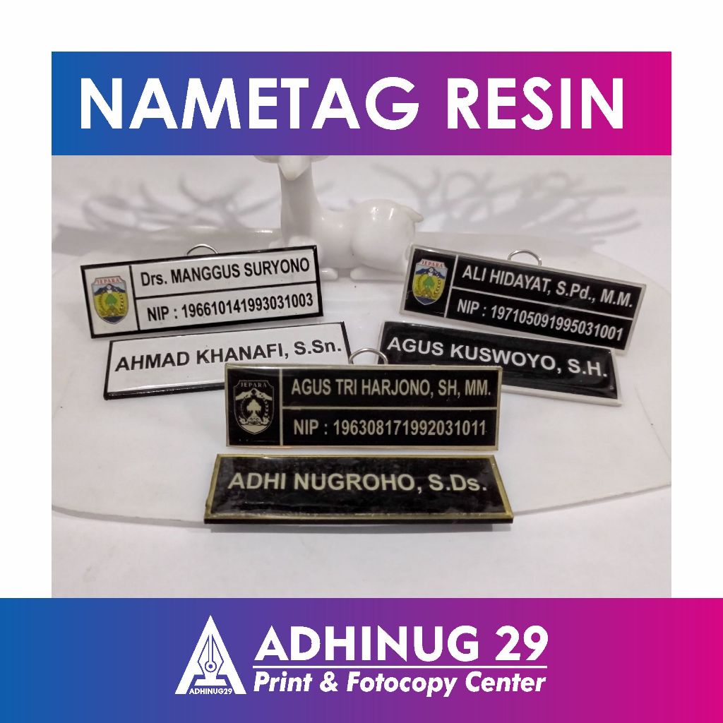 

NAMETAG RESIN UV AKRILIK │ NAMA DADA │ NAMETAG RESIN │ NAMETAG MAGNET │ NAMETAG PUTIH │ NAMETAG HITAM │ NAMETAG GOLD EMAS