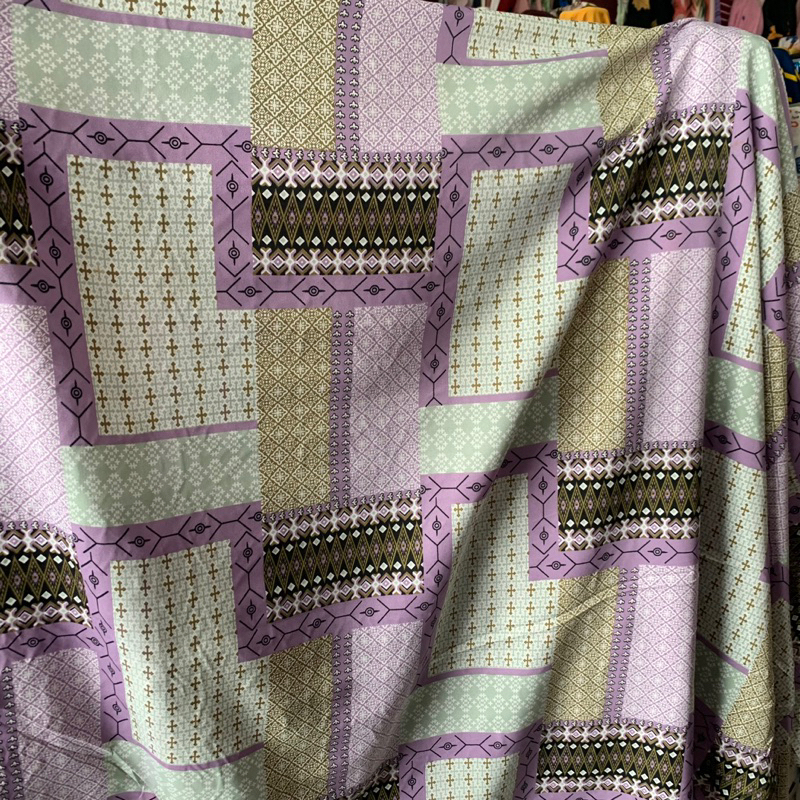 kain moscrepe motif - kain moscrepe premium - kain moscrepe luxury